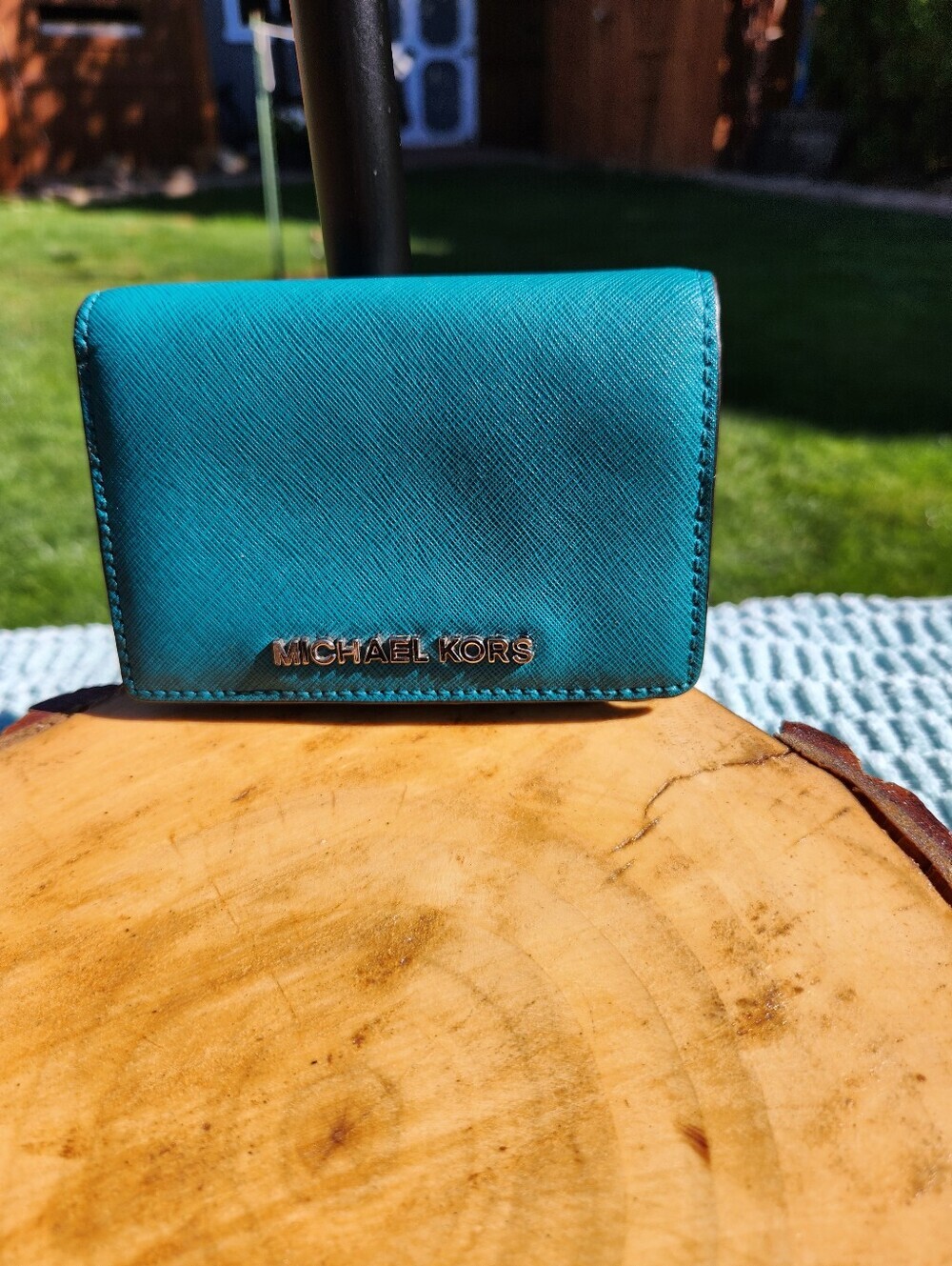 Michael Kors Turquoise Wallet